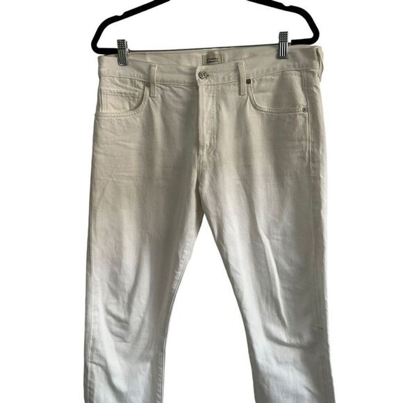 Citizens of Humanity White Emerson Jeans Size 29 Classic Straight Luxury Relaxed - Picture 6 of 13